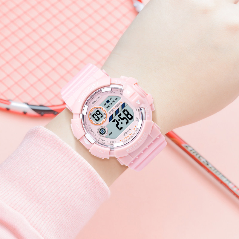 Girl Watches Children Elementary School Boys Junior High School Boys Girls Girls Waterproof Students Alarm Clock Electronic Form Girls-Taobao