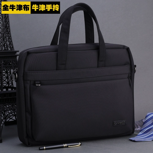 Мужская сумка для документов, тканевый вместительный и большой ноутбук, бизнес-версия, ткань оксфорд, 415 дюймов, 16 дюймов