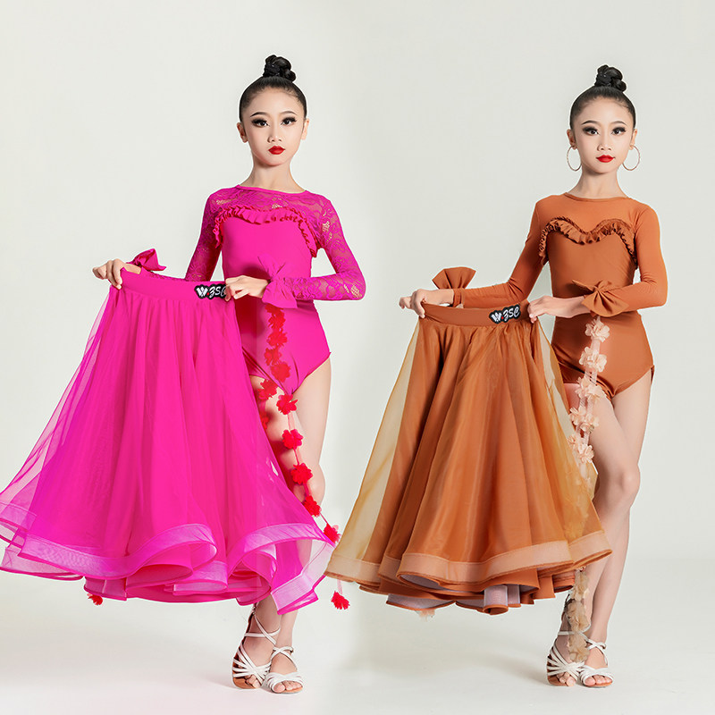Modern dance costumes for girls, perfect for winter performances with a  touch of elegance. let your