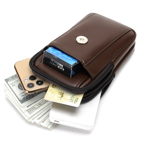 Мобильный телефон, поясная сумка, мужской ремень, чехол, портсигар для ключей, новая коллекция