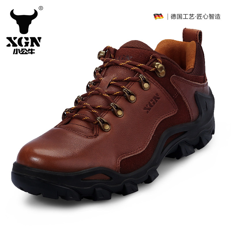 XGN outdoor professional climbing shoes men's spring and autumn anti-abrasion waterproof and breathable hiking shoes climbing Mountain sneakers summer