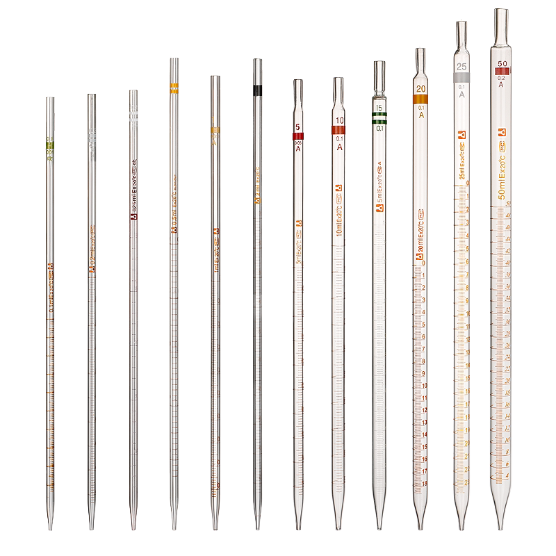 Pomex POMEX北玻玻璃刻度吸量管A級0.1至50ml實驗室器材用品