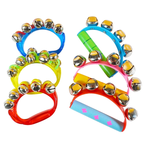 Детская погремушка, музыкальные инструменты, учебные пособия для детского сада, колокольчик, музыкальные ударные инструменты, раннее развитие