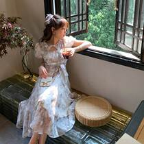 Improved version of the countrys windy women (national wind cheongsam series) retro qipao dress with dress gentle and windy and windy