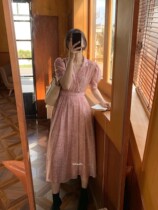 Light Elegant Book Curly Air Temperament Suit Collar Spring Press Pleats Dress