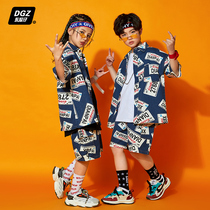 Boy Street Dance Kids Hip Hop Dazzle Girl Jazz Dance Young Summer Hiphop Show Show Dresses