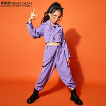 Girls Street Dance Clothing Jazz Dance Costumes Children Luumb Suite Show Show Young Children Hiphop