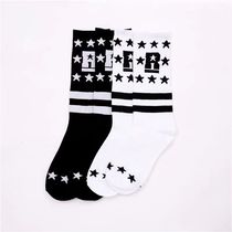 East Guaparazzi Street Dance Performance Socks Football Mens And Womens Street Dance Letters Stars Middle Cylinder High Cylinder Socks