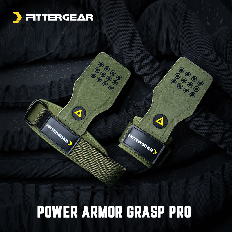 FitterGear fitness strength training non-slip leather palm support deadlift pull-up equipment wrist support belt - Taobao