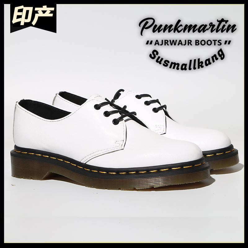 Dr Martin boots 1461 Classic 3 holes Low Gang lacing Inlenty Wind genuine leather male and female Lovers Short Boots Martens