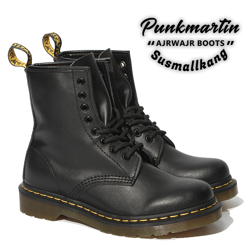 Dr Eight holes 1460 Inn Wind Martens Martin boots 8 holes high cylinder nappa soft leather male and female locomotive short boots