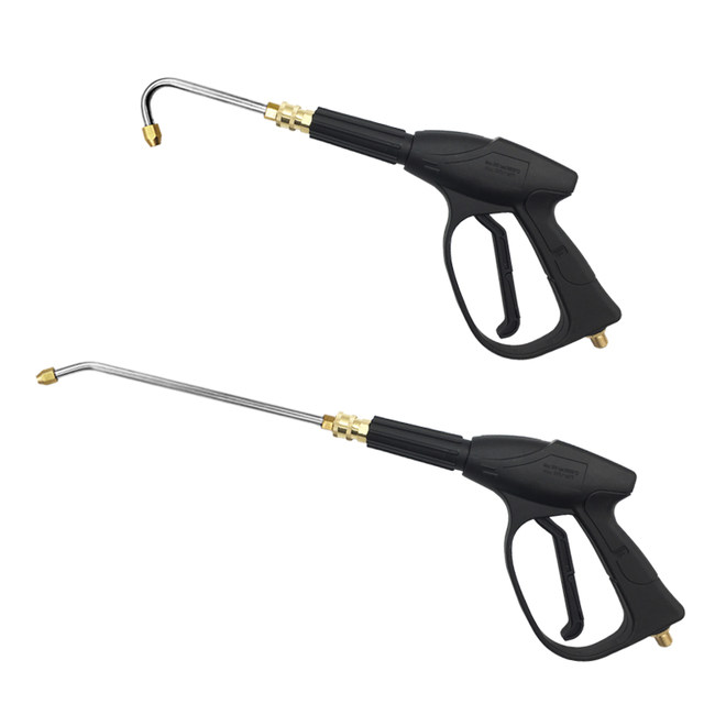 ເຄື່ອງເຮັດຄວາມສະອາດເຄື່ອງປັບອາກາດເຄື່ອງລ້າງລົດຄວາມກົດດັນສູງປືນນ້ໍາຂະຫຍາຍ rod corner elbow nozzle type bent rod fan-shaped cleaning gun head