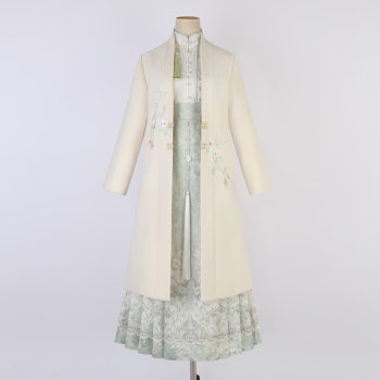 设计师的礼物原创暖阳汉元素女百搭新中式外套秋冬长款大衣