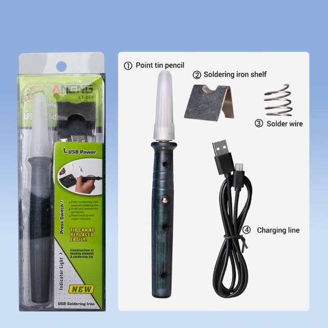 USBSderingIronTip5V8WSmartElectricPoweredPortable