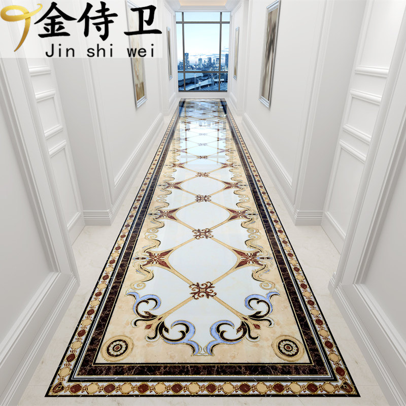 European style living room tile mosaic throwing crystal brick aisle entrance 800x800 corridor into the household puzzle puzzle floor tile heart