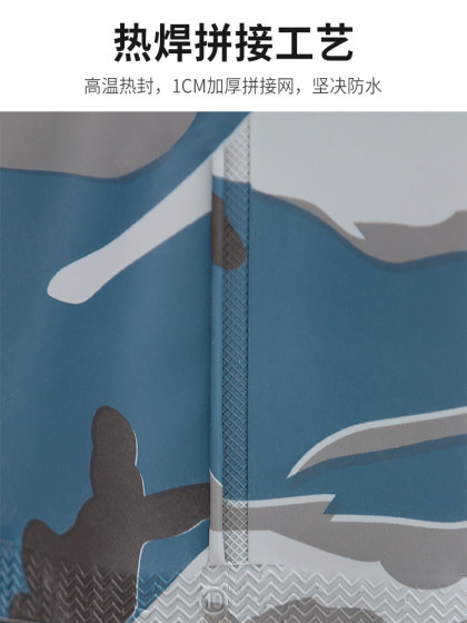 Water Pants, Rain Pants with Rain Boots, Waterproof Clothing, Water Shoes, Half-Body One-Piece Suit for Men, Fishing, Full-Body Thickened Suit for Digging up Lotus Roots