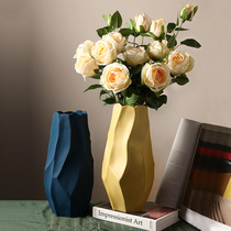 Nordic creative ceramic vase living room flower arrangement light luxury porch TV cabinet hydroponic dining table home decoration ornaments