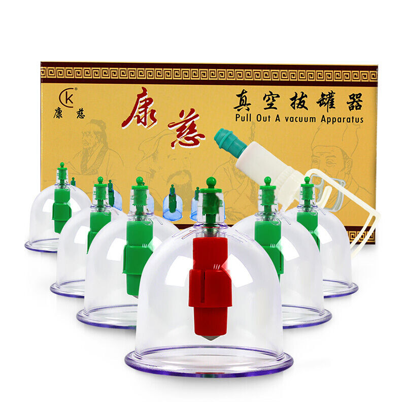 Kangci cupping device air gun pumping vacuum 6 cans of cupping non-cupping cupping cupping gas cupping wet jf
