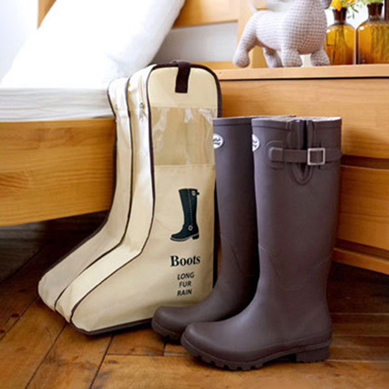Boots containing bag Bag Children Short Boots Male Seminal Shoes Box Shoes Cabinet Shoes Shoes Bag bag Boots Cover travel portable