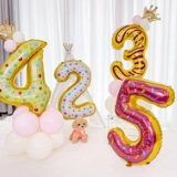 Вечернее платье, цифровой детский пончик, воздушный шар