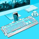 Настоящая механическая клавиатура e -Sports Green Shaxy Black Shaxy Red Cress Cross Fire League of Legends Games Специальный рабочий стол