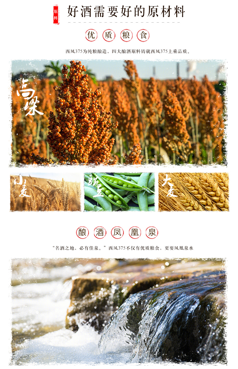 西凤 45度 七两半 绵柔凤香型白酒 375ml*6瓶 图6