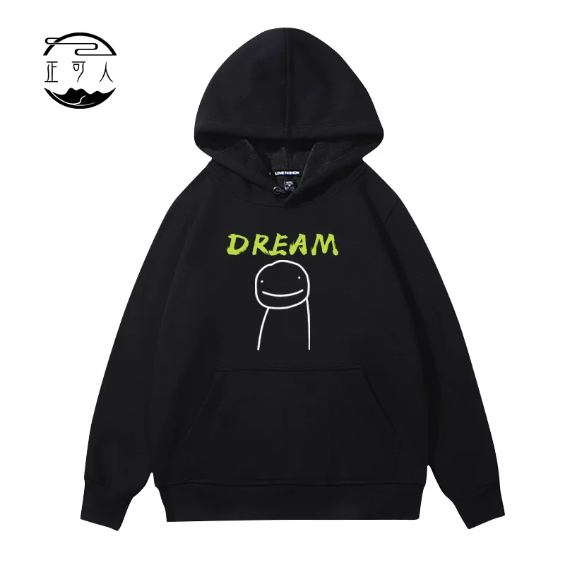 Криптовещный свитшот Minecraft мечта дизайнер детская одежда dreamwastaken худи толстовка осень и зима одежда
