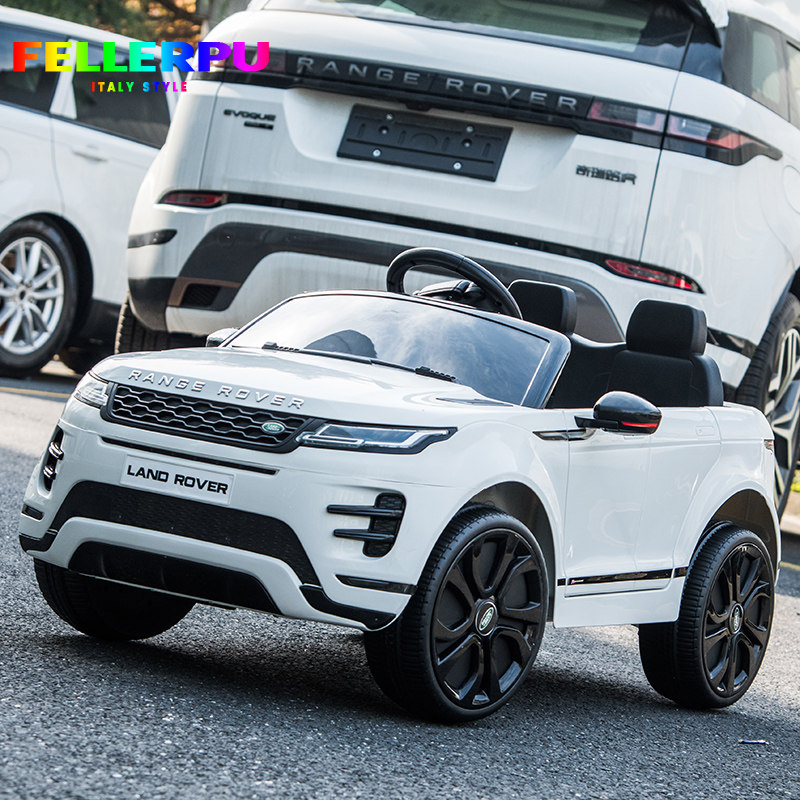 FELLERPU Land Rover Range Rover children's electric car children's four-wheeled toy car can sit human lithium battery children's stroller