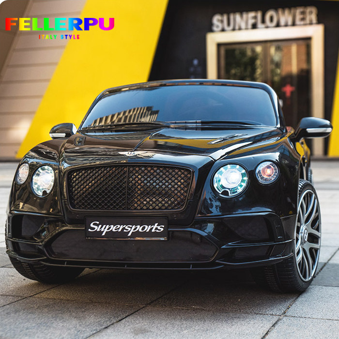 FELLERPU Bentley children's electric car can sit human baby toy car large stroller with remote control self-driving