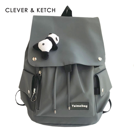Clever&Ketch Bag 2025 New Trendy Large Capacity Backpack Backpack Female College Students School Bag Computer Bag