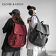 Clever&Ketch Bag 2025 New Trendy Large Capacity Backpack Backpack Female College Students School Bag Computer Bag