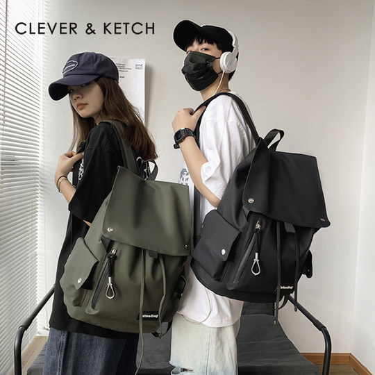 Clever&Ketch Bag 2025 New Trendy Large Capacity Backpack Backpack Female College Students School Bag Computer Bag