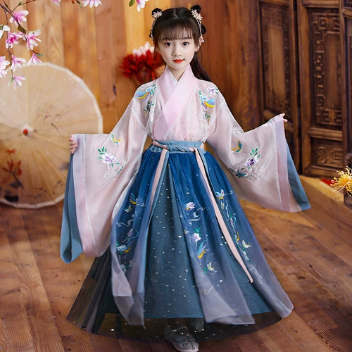 Оригинальное детское осеннее ханьфу, китайский стиль