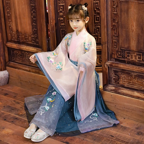 Оригинальное детское осеннее ханьфу, китайский стиль