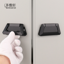 Drawer handle Simple punch-free golden surface mounted invisible handle Nordic cabinet door Paperback wardrobe dark handle