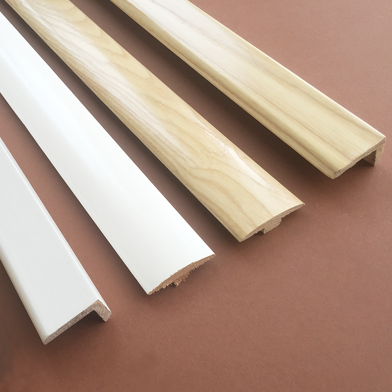 Gran Pure Solid Wood Flooring Buckle Bar Wrapping Strips Raw Wood Color Pure White Toasted Corner Wire Top Corner Wire Wrap Angle