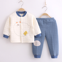Baby clothes 4 pure cotton pajamas 10 spring and autumn and winter clothes 6 suits 9 split 8 men and women babies 7 spring jackets 5 months