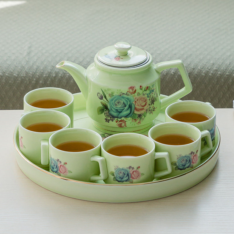原源一壶六杯花茶茶具套装,你的茶桌新宠?-花草茶具-淘宝好物网