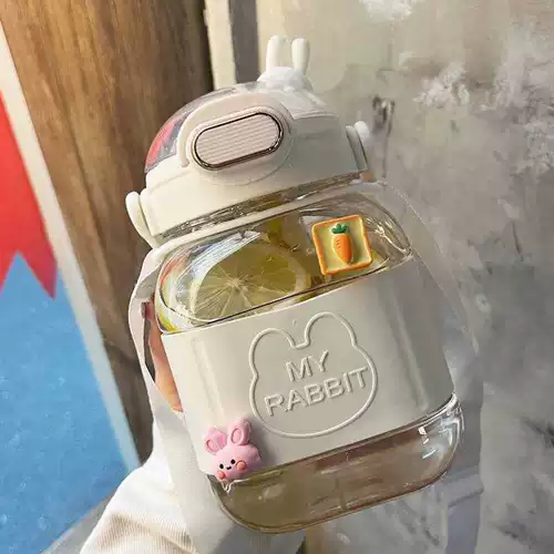 Вместительный и большой портативный летний милый термос, ведро, 2000 мл