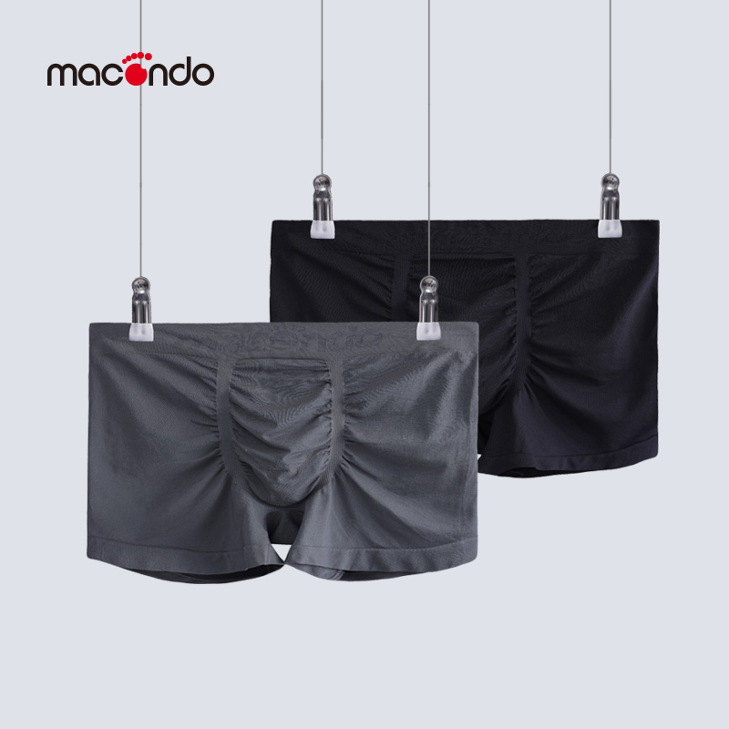 Macondo men's one-piece woven bacteriostatic boxer panties anti-wear legs