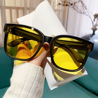 [J10] Black Frame Night Vision Yellow (высокий уровень импортированной поляризованной линзы и ультрафиолетовые лучи)