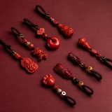 Брелок ручной работы, подвеска, защитный амулет, цвета киновари