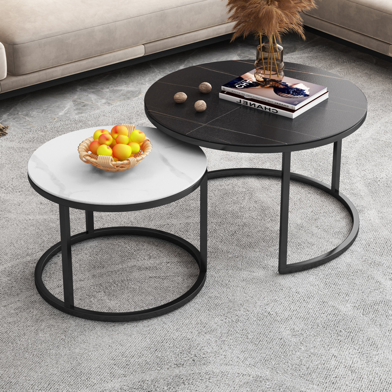 Healthy house -H9 tea table light extravagant modern small family type net black tea Several table minimalist round living room Home table