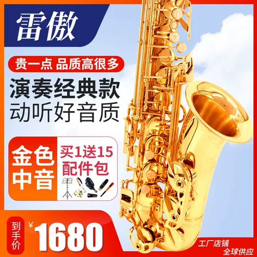 Lei Aozuo e -tune Shuangjin Middle Synthica Vacus Music Instrument для начинающих экзамен
