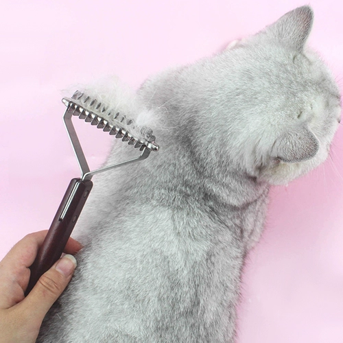 哈特丽 Устройство для открывания узлов для домашних животных, расческа для удаления собачьей шерсти, плавающий нож для бритья подшерстка, средство для чистки длинной и короткой шерсти кошек и собак.