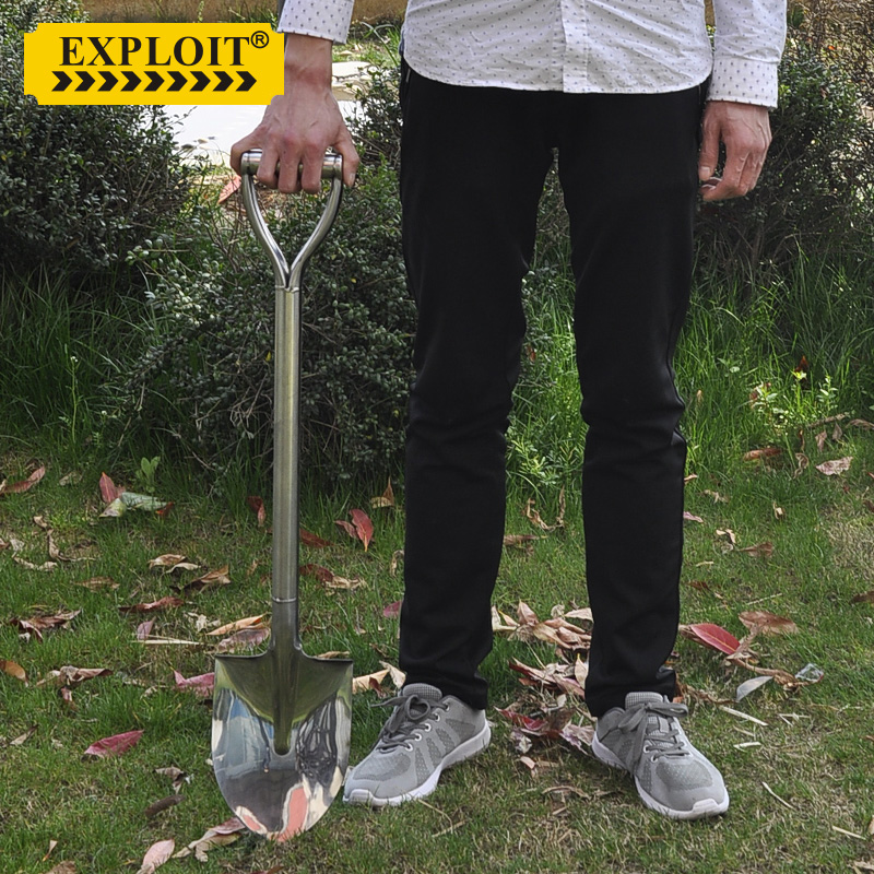 Pioneering stainless steel shovel large flower shovel shovel shovel shovel shovel white steel shovel Garden tools 111707