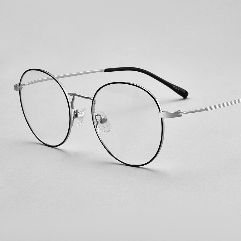 Height number to be a product close to eye mirror woman with several eyes flat light male Korean version anti-blue light astigmatism large face alloy