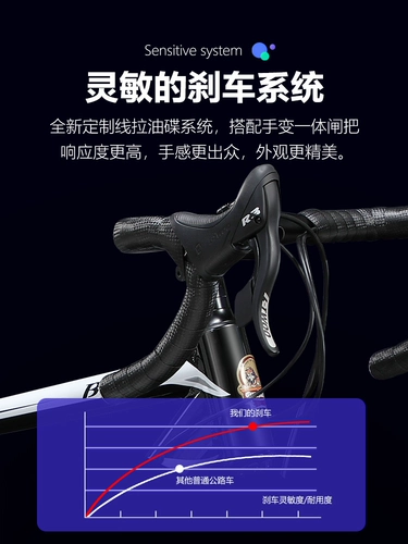 Шоссейный металлический велосипед, профессиональный гоночный автомобиль, руль с тормозной системой для взрослых, алюминиевый сплав