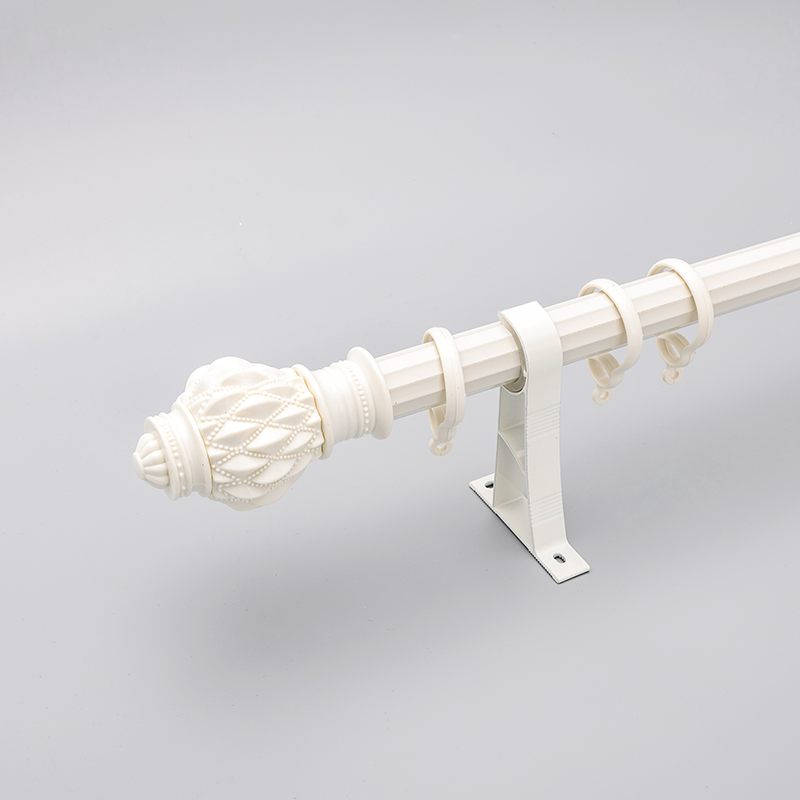 (buy curtains for Roman rods) aluminum alloy window curtain rod bedroom balcony minimalist modern Nordic wind side fitted top