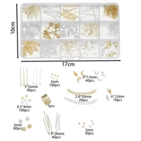 Набор, браслет, 15 ячеек, золото и серебро